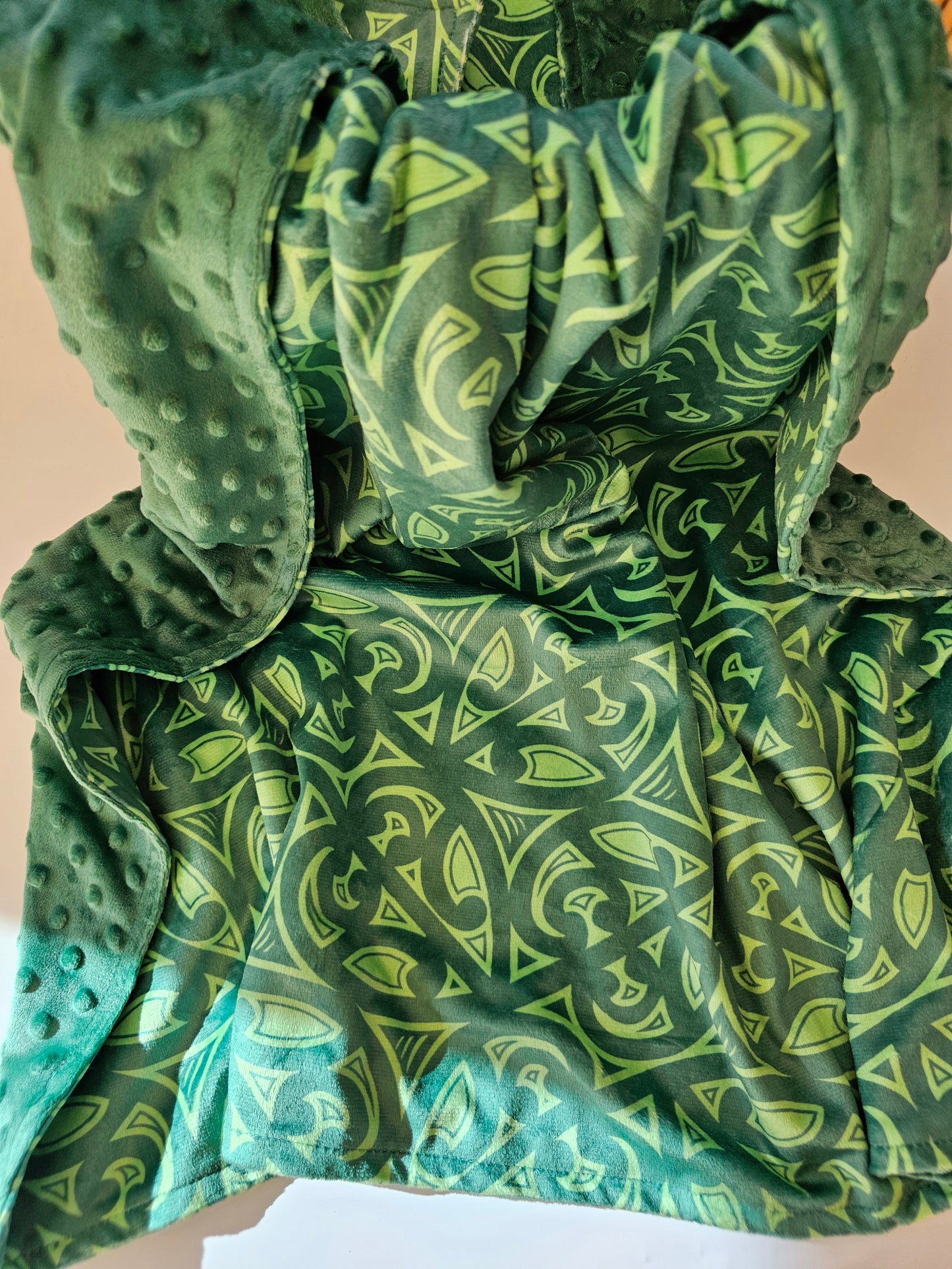 Kākāriki Pēpi Mink Blanket