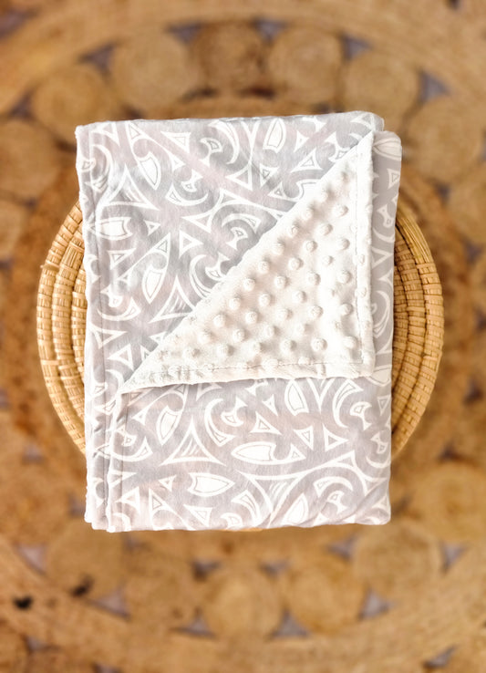 Grey Pēpi Mink Blanket